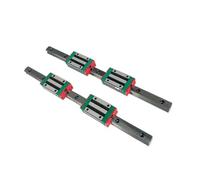 Sliding Rail Linear Bearing Slider 2pcs HGR15 Square Linear Guide Rail 200mm-1000mm Linear Guide + 4pcs HGH15CA Narrow Slider Block(1000mm)