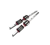 Sliding rail linear bearing slider 2pcs HGR15 Square Linear Guide Rail Width 15mm Length 100mm-1050mm + 4pcs Slider Block HGW15CC(100mm)