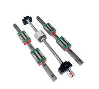 Sliding rail linear bearing slider 2pcs HGR20 Linear Guides Rail + 4pcs HGH20CA Slider + 1 Set SFU1605 Ball Screw(950MM)