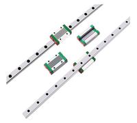 Sliding rail linear bearing slider 2pcs Linear Guide+ 4pcs Carriage 3D Printer Part MGN7H L From100mm To 1000mm Miniature Linear Rail Slide(950mm)