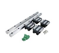 Sliding rail linear bearing slider 4pcs HGW20CC Sliders Block Bearings + 2pcs Guides HGR20 700mm Linear Guide Rail