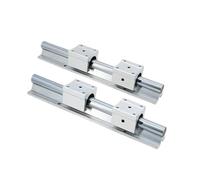 Sliding rail linear bearing slider block 2pcs Linear Support Rails SBR12 200mm-1000mm+ 4pcs SBR12UU Carriages Slides Smooth Motion(850MM)