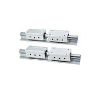 Sliding Rail Linear Bearing Slider Block Smooth Motion 2pcs SBR20 Linear Support Rails + SBR20LUU 4pcs Carriages Slides Sets(850MM)