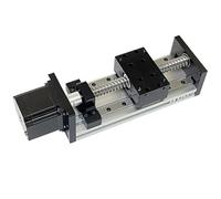 Sliding rail linear bearing slider GX80 Linear Rail Guide Ballscrew SFU1605 MGN C7 With NEMA23 Stepper Motor For DIY Router Parts Linear Stage(200mm)