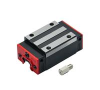 Sliding Rail Linear Bearing Slider HGH15CA HGW15CC Linear Guide Block HGR15 Square and Flange Carriages Linear Rail Bearing for CNC Router (Color : HGH15CA)