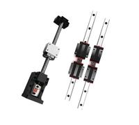 Sliding rail linear bearing slider HGR25 Linear Guide + Ball Screw SFU2004 + HGW25CC Slider + HM15-86 For Nema34 Motor Seat + BF15 End Support+ Coupling(350mm)