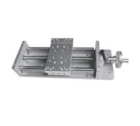 Sliding rail linear bearing slider SFU1610 Ball Screw C7 High Precision Manual Sliding Table Heavy Load Sliding Linear Module SBR16 Guide Rail(1000mm stroke)