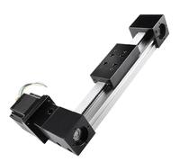Sliding rail linear bearing slider Synchronous Belt Linear Guide Slide Table Belt Module Aluminum Profile High-speed Silent Cross Gantry Combination Woodworking(700mm Stroke)
