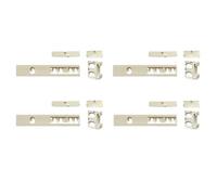 Sliding Rail Mounting Kit for Built-In Refrigerator Doors, Compatible with Electrolux & Siemens, Durable & Easy to Install, Perfect for Home Renovation