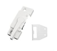 Sliding Sash Lock for Vertical Single & Double Hung - Zinc Alloy Security Lock with Cam Mechanism, 70.5 x 25 x 12.5 mm, White(White Side Hole)