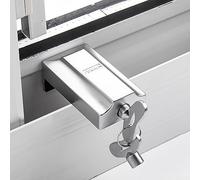 Sliding Security Lock with Aluminum Alloy, Sliding Win Dow Door Locks Sash Stopper, Plastic Steel Win Dow Limit Stopper Protection Lock