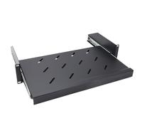 Sliding Shelf Tray 2U Rack Mount for Keyboards for 19 Inch Data Cabinet 270mm