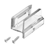 M6219 Sliding Shower Door Bottom Guide for Sliding Shower Door（Transparent Color）（1pack）
