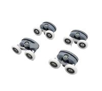 Sliding Shower Door Rollers 4/8pcs Shower Rooms Cabins Pulley Room Roller/Runners/Wheels/Pulleys Diameter23mm/25mm/27mm(Double 4pcs Upper,25mm)
