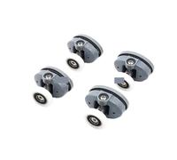 Sliding Shower Door Rollers 4/8pcs Shower Rooms Cabins Pulley Room Roller/Runners/Wheels/Pulleys Diameter23mm/25mm/27mm(Single 4pcs Upper,23.0mm)