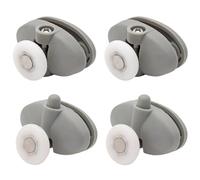 Sliding Shower Door Rollers 4pcs/8pcs Butterfly Shower Door Roller Runner Wheel Diameter23mm/25mm, Set of 8 (Two Screw Distance 30mm)(2top2bottom,20mm)