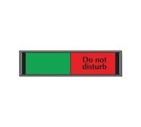 SIGNS & LABELS UP21361 V6DB/DD Sliding Sign, Do Not Disturb, 225 mm x 52 mm
