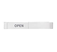 Sliding Sign Open & Closed - Privacy Sign Sliding Door | Self Adhesive Magnetic Sliding Sign, Open & Closed Sign | Privacy Sliding Door Indicator With Text - V
