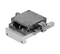 Sliding Stage Linear Ball Guide, Manual Fine Tuning Displacement Platform 60x60mm - Smooth Movement, High Load Capacity, Precision Adjustment for Optical and Measurement Equipmen