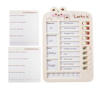 Sliding Studies Chore Chart - Children Study Routine Board | 5.71x8.46 Inches Kids Sliding Chore Chart, Students Cartoon Checklist Charts Slider Home School Stationery Visual Schedule Planning Board