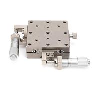 Sliding Table XY Axis Aluminum Alloy Gear Knob Tuning Slide Stage Manual Trimming Platform for Optical Equipment Measuring Instruments Semiconductor Manufacturing Equipment