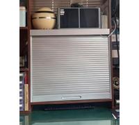 Sliding Tambour Cabinet Door - Folding Closet Doors for Storage, Roll-Up Gate for Kitchen Wardrobe and Sideboard