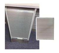 Sliding Tambour Cabinet DoorRetractable Rollup Door for Wardrobes Kitchens & Shops Flexible Decorative Tambour Doors Kit (65x66cm / 25.6x25.9in)