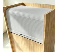 Sliding Tambour Door Cabinet Kit with Handle and Track
