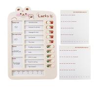 Sliding Task Table For - 14.5 X 21.5 Cm | Visual Planner | Sliding Task Table For Study, Reusable Checklist | Ţableau De