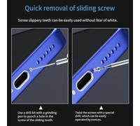 Sliding Thread Screw Removal Tool U8 Carbide Drill Bit Set Compatible with Smartphone Tablet Laptop and Motherboard Repairs (grinding + U8 set)