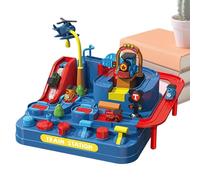 Sliding Train - Adventure Car Track Toy | Race Track, Train Ramp Game Set, Vehicle Ramp Playset, Dinosaur Theme Race Game for Kids Boys Girls Birthday Home School Floor Playroom Fun