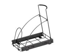 Sliding Trash Can Holder - Heavy-Duty Under-Cabinet Sliding Shelf for Kitchen Waste Bin - Space-Saving Rack for Kitchen Storage Solutions