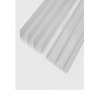 Sliding Wardrobe Door Track Kit Ball Bearing Smooth Operation Aluminium Sliding Glass Door for Three Doors(140cm/55in)