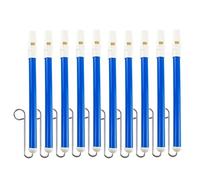 Sliding Whistle 1/5/10Pcs Slide Whistle Musical Instrument Tie Rod Flute Pvc Plastic Music(Blue 10pcs)