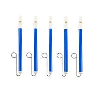 Sliding Whistle 1/5/10Pcs Slide Whistle Musical Instrument Tie Rod Flute Pvc Plastic Music(Blue 5pcs)
