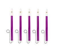 Sliding Whistle 1/5/10Pcs Slide Whistle Musical Instrument Tie Rod Flute Pvc Plastic Music(Purple 5pcs)