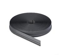 Sliding Window Sealing Strips for for windproofing and Soundproofing, 4m Long TPE Design for Effective Air and Noise Isolation (Black Gray)