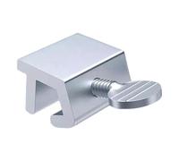 Sliding Window Security - Slide Track Lock, 0.98x0.63x0.43 Inch Home Safety Stopper, Punch Free Installation Feature with Stainless Steel | Horizontal Frame Adjuster for Child Protection