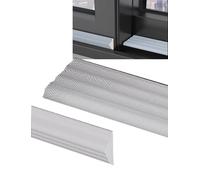 Sliding Window Weatherstripping Seal Strip, Insulation Tape for Draft & Noise Reduction, Compatible with Windows & Doors(Cream,2 Sets)