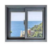 Sliding Window with Lockable Feature, Includes Screen and Tempered Glass, Ideal for Basements, Mobile Homes, Chicken Coops, and Garages