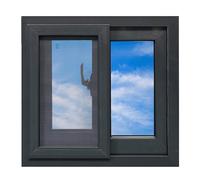 Sliding Window with Screen, Energy Efficient Tempered Glass, Thermal Insulation, Waterproof for Home Office Apartment Patio