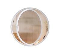 Sliding Windows Aluminum Alloy Frame Round Window with Glass, Central Axis Rotating Flush Mount Shed Window, Diameter 40-100cm Replacement Ventilation Window(White,100cm/39.38in)