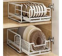 Sliding Wire Basket Shelves for Cabinet Storage Compact Under Sink Pull Out Drawer System for Pantry nization and Efficient Space Management