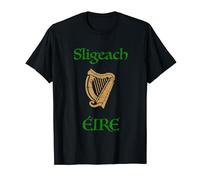 Sligeach County Sligo Ireland as Gaeilge Gaelic Celtic Harp T-Shirt