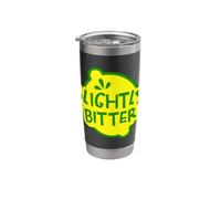 Slightly Bitter Funny Retro Lemon Quote Stainless Steel Insulated Tumbler