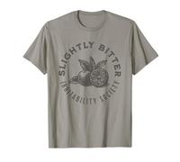 Slightly Bitter Funny Retro Lemon Quote T-Shirt