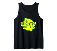 Slightly Bitter Funny Retro Lemon Quote Tank Top