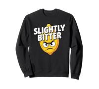 Slightly Bitter Lemon Angry Grumpy Kawaii Fruit Food Pun Sweatshirt
