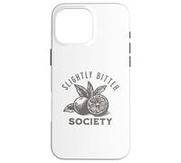 Slightly Bitter Society Funny Retro Lemon Quote Case for iPhone 16 Pro Max