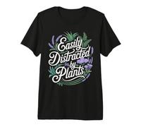 Slightly Distracted from Plants Premium T-Shirt